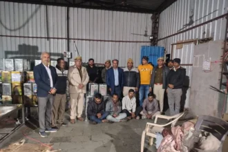 सांचौर पुलिस की नकली घी बनाने की फैक्ट्री पर रेड, चार आरोपी गिरफ़्तार